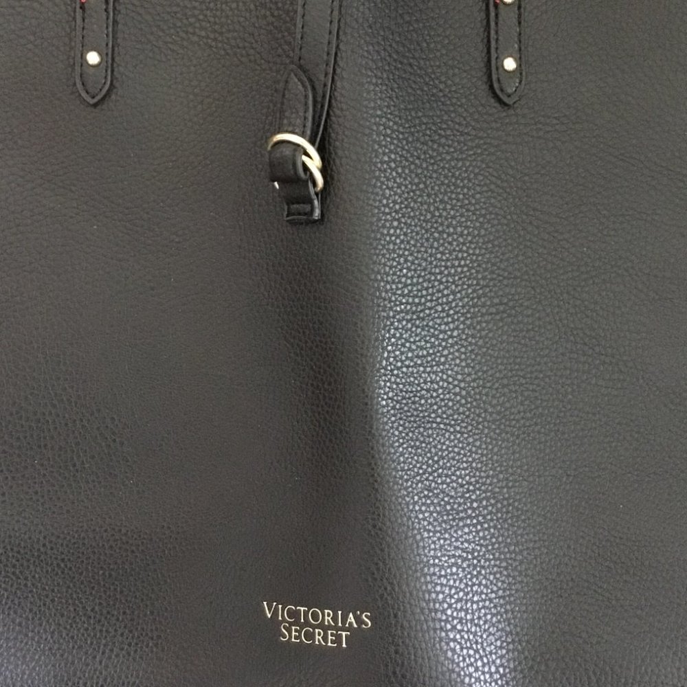 VS Large Faux Leather Tote with Mini Make-up Bag - Picture 3 of 6
